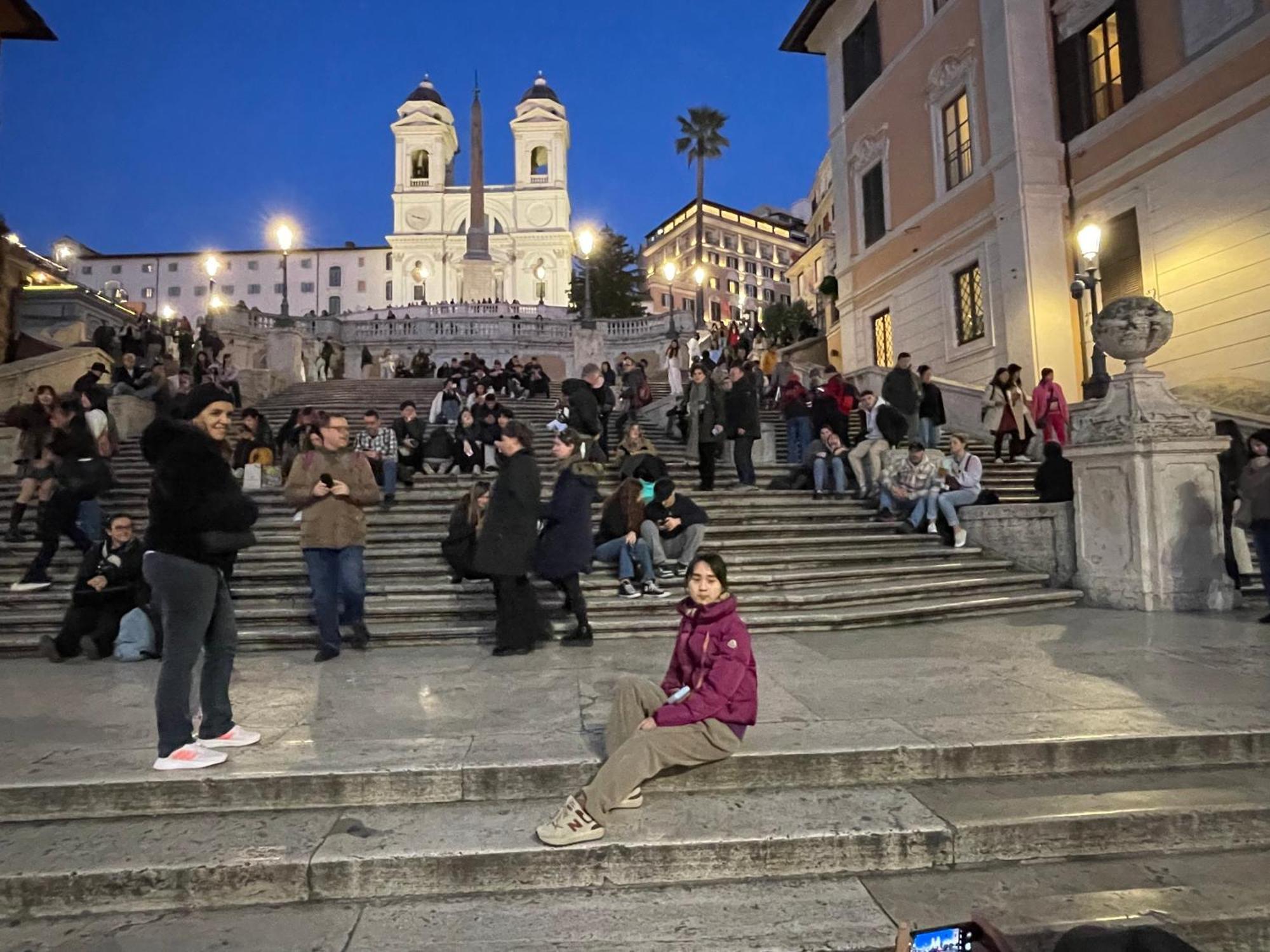 Spanish Steps Rome View Exterior foto